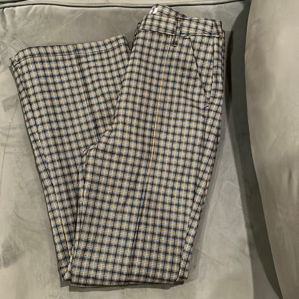 Urban outfitters wide leg plaid pant